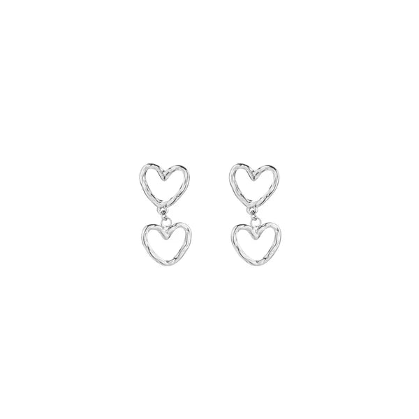 <3 oorbellen zilver