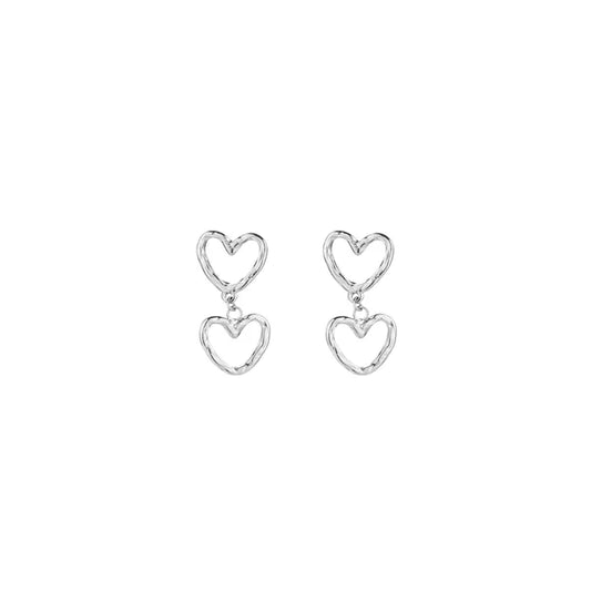 <3 oorbellen zilver