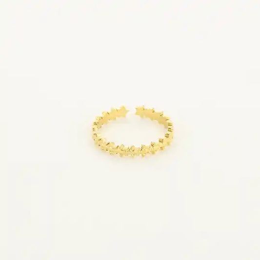Little stars ring gold