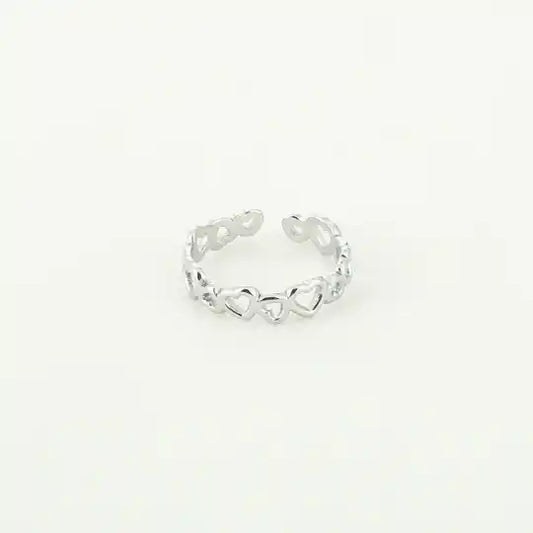 Little hearts ring 2.0 silver