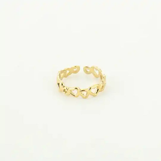 Little hearts ring 2.0 gold