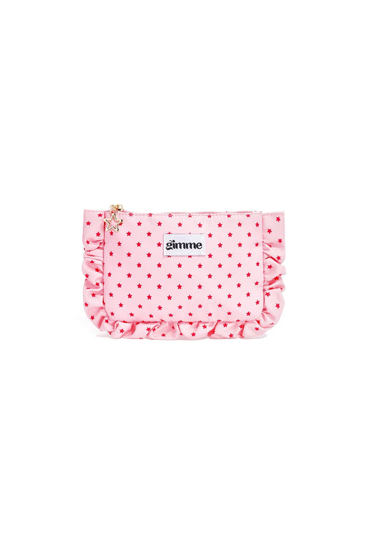 Sterren makeup tasje roze