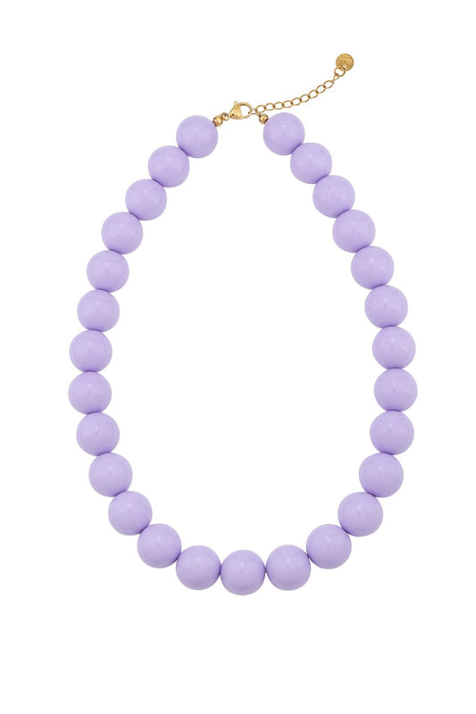 Kralenketting groot lila