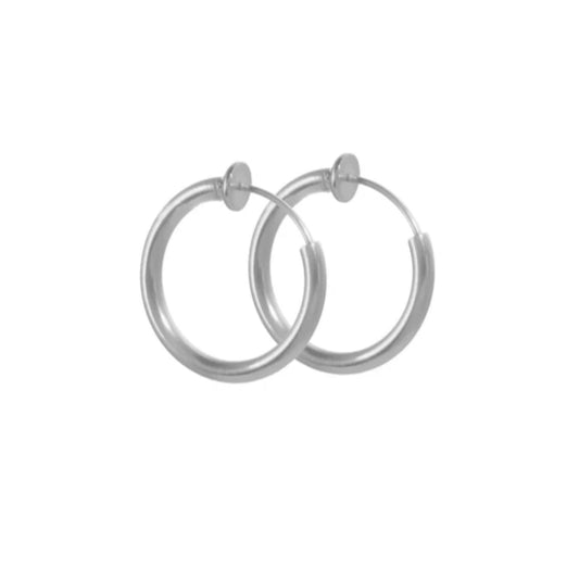 Clipoorbellen zilver