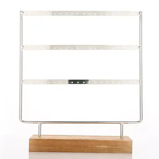 Oorbellen display groot zilver