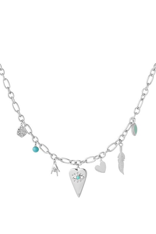 Bedelketting summer zilver