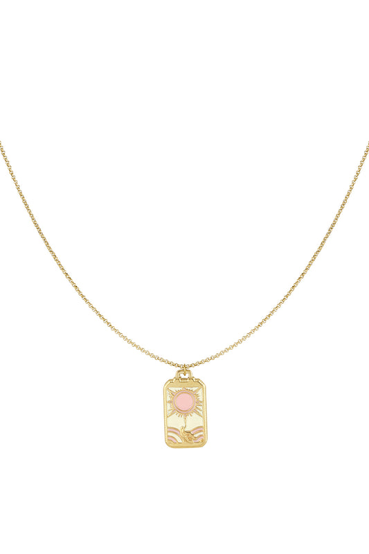 Sunrise ketting goud