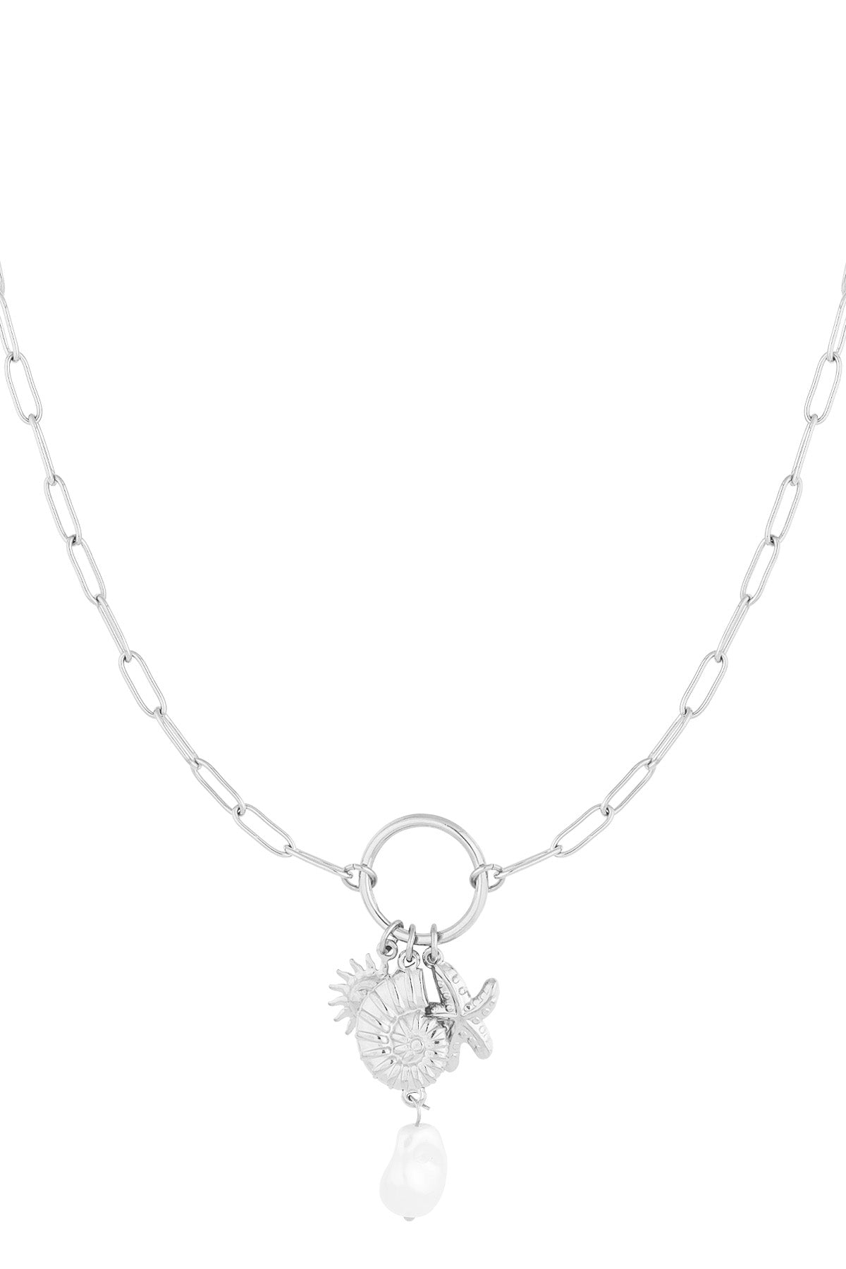 Coral coast ketting zilver