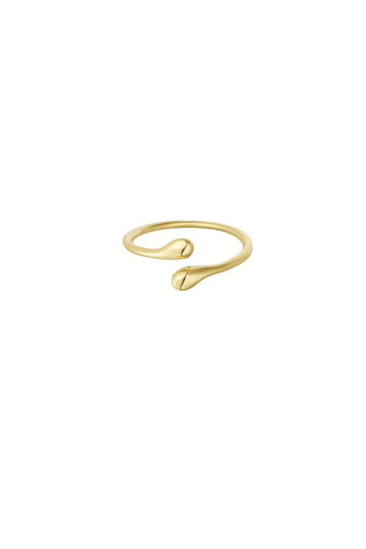 Basic open ring goud