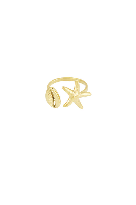 Summer vibe ring goud