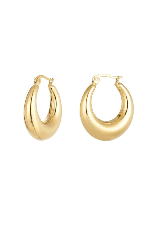 Classy hoops gold