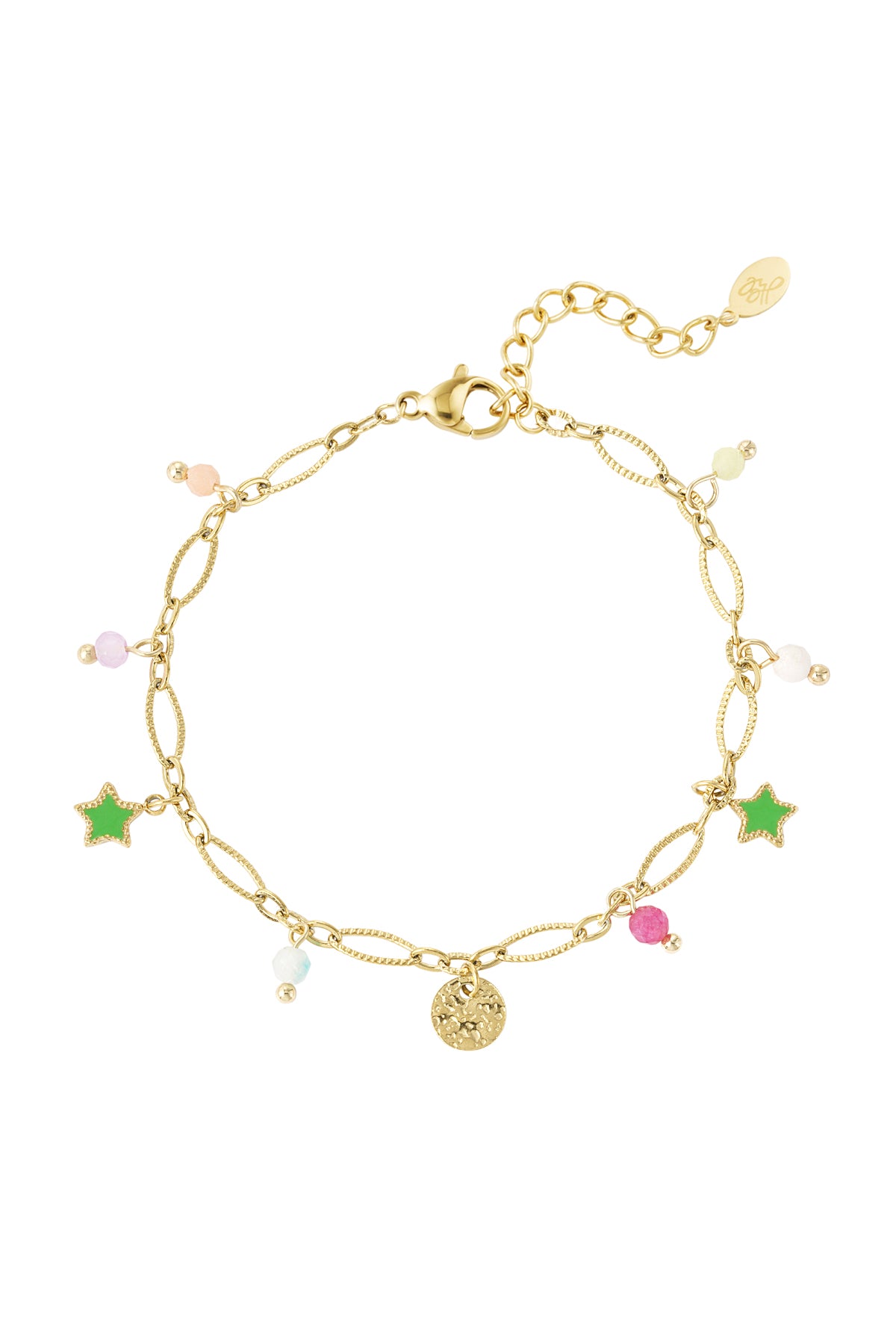 Charms armband goud