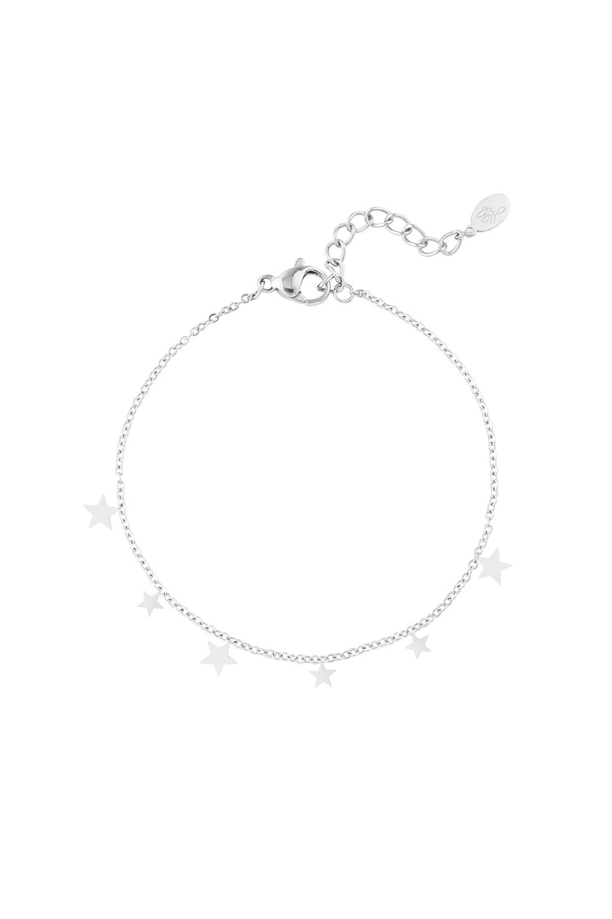 Kleine sterretjes armband zilver