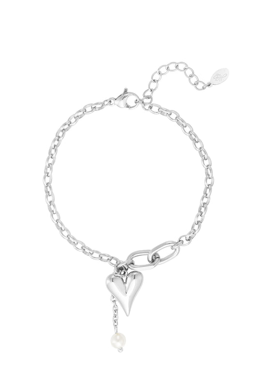 Summer love armband zilver