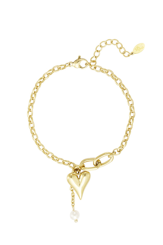 Summer love armband goud
