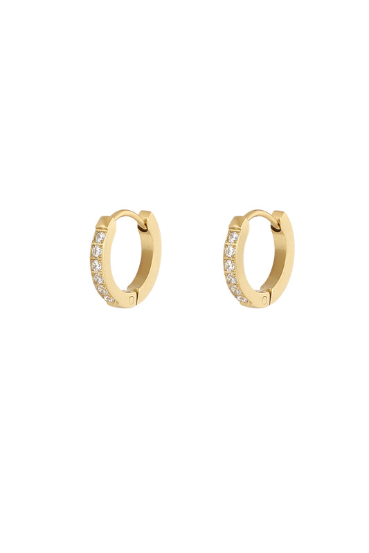 Dazzle oorbellen goud
