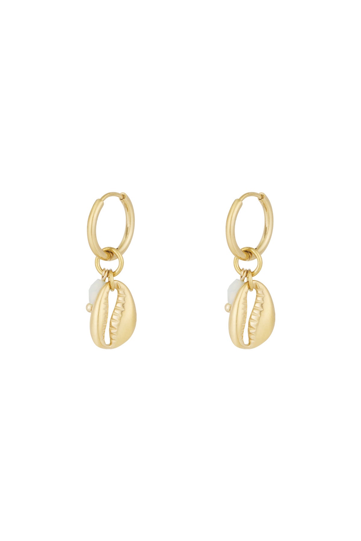 Summer vibe oorbellen goud