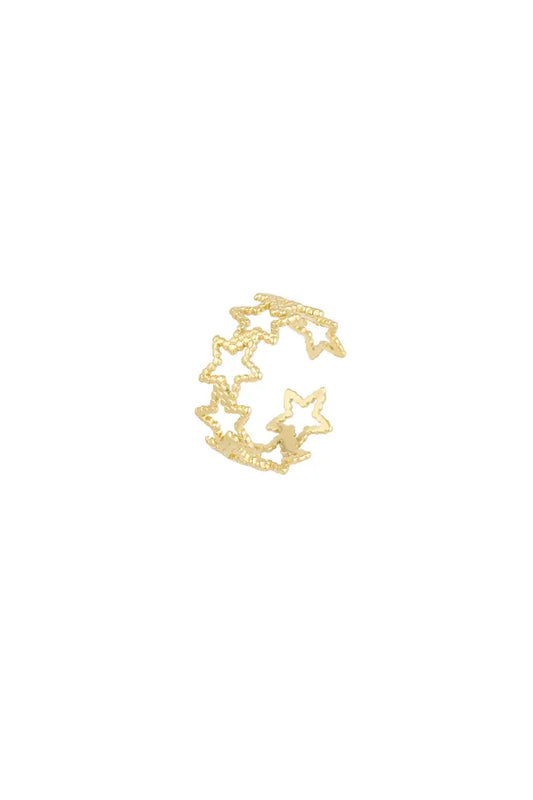 Sterren ring goud