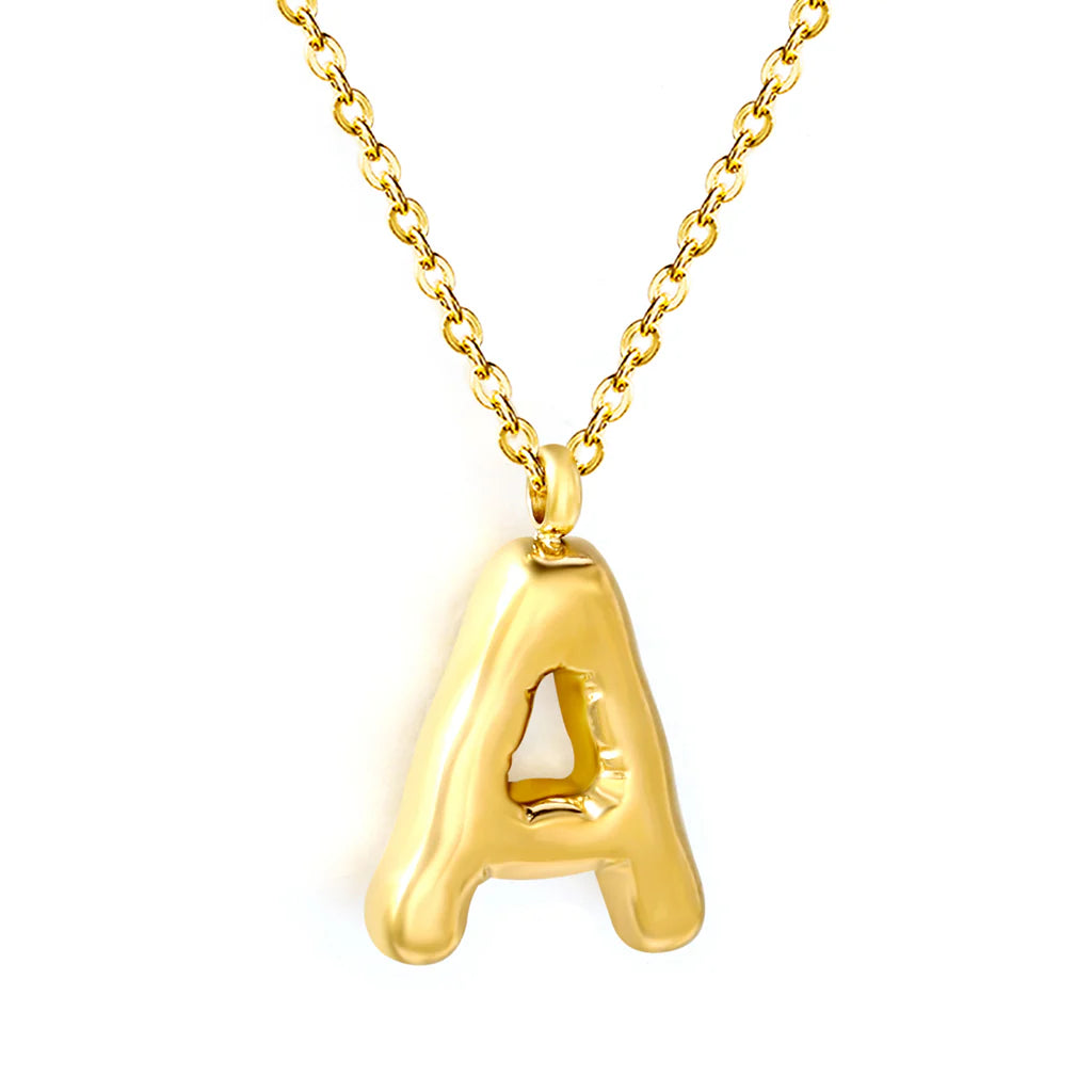 Bubble letter ketting
