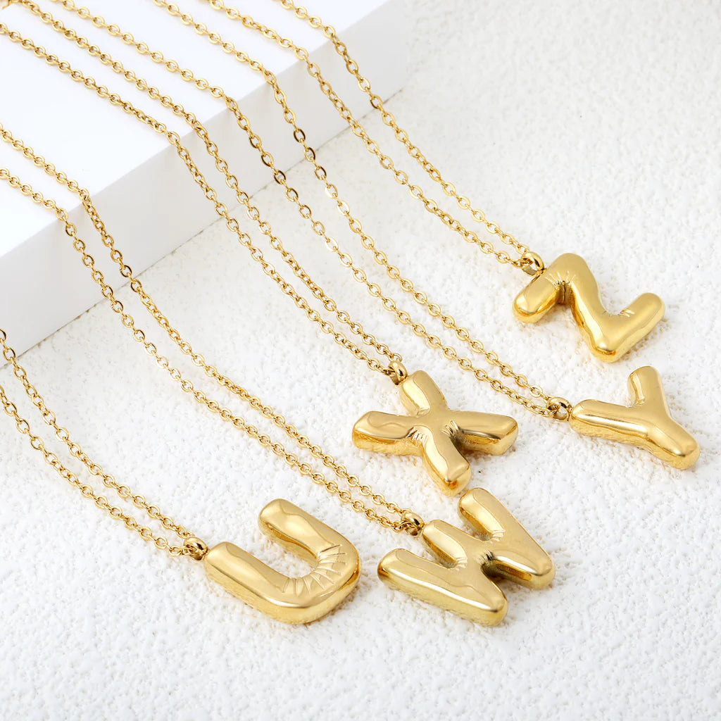 Bubble letter ketting