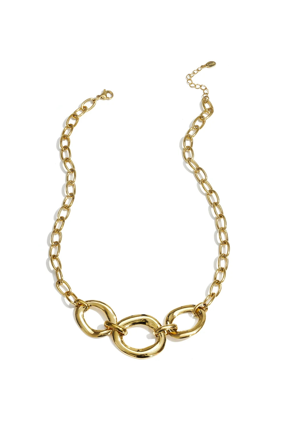 Ketting met ronde schakels goud