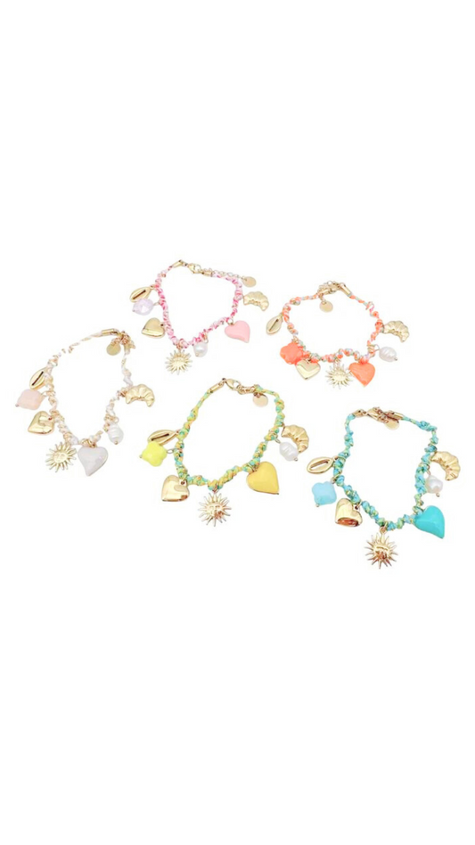 Surfkoord armbandjes kleur