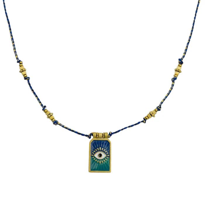 All eyes on me ketting blauw