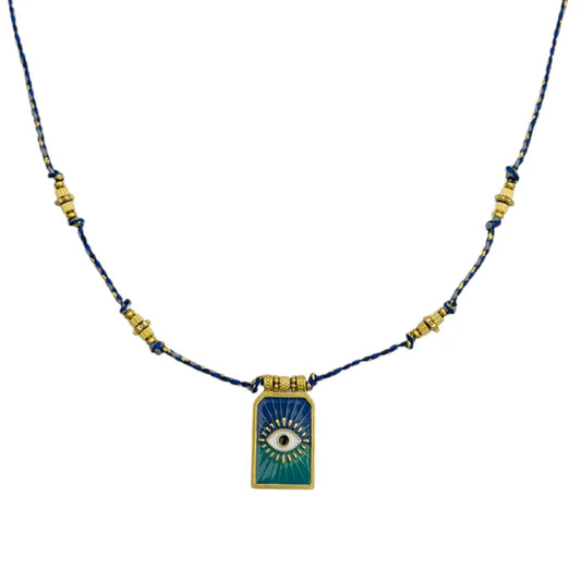All eyes on me ketting blauw