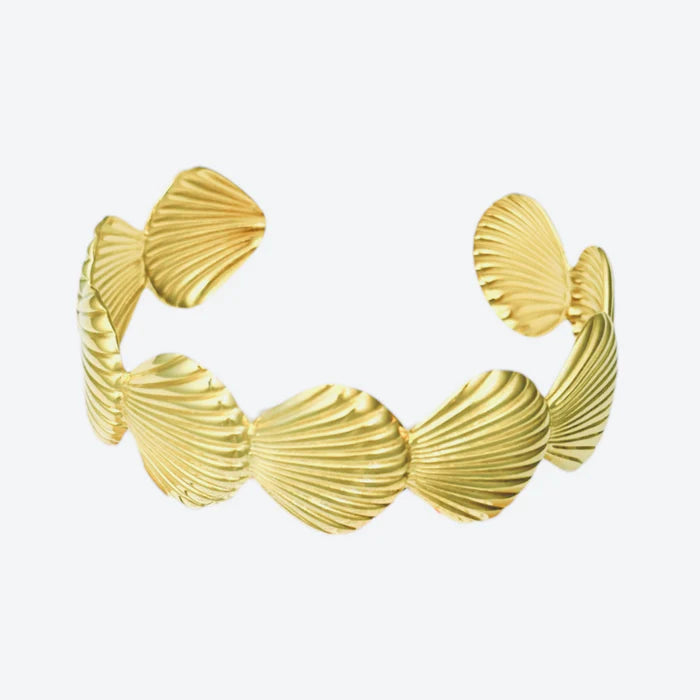 Shells bangle goud