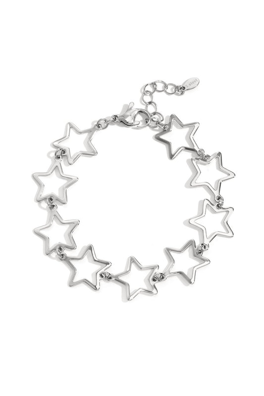 Sterren armband zilver