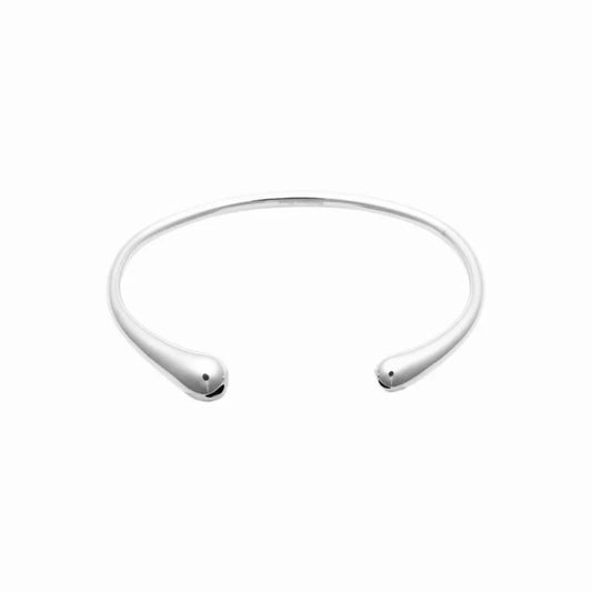 Connected bangle zilver