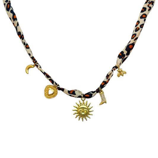 Bandana ketting panter