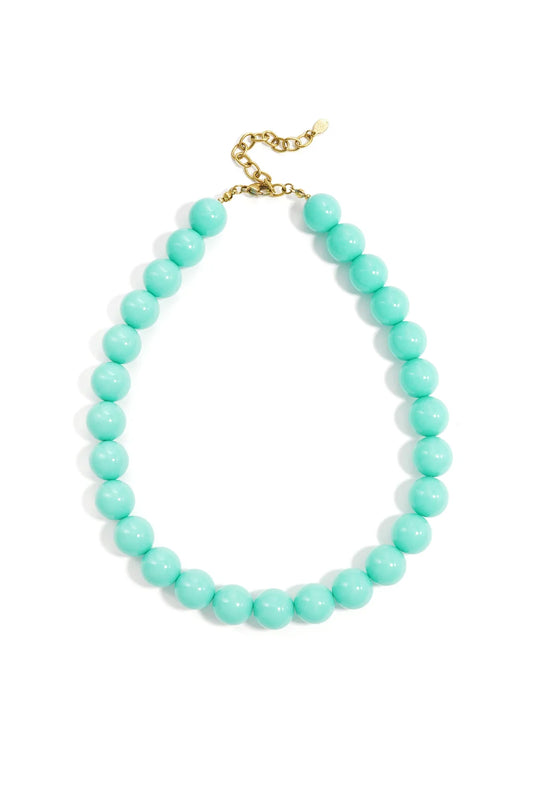 Kralenketting groot mint