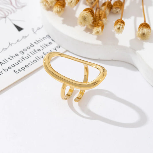Ovaal ring goud