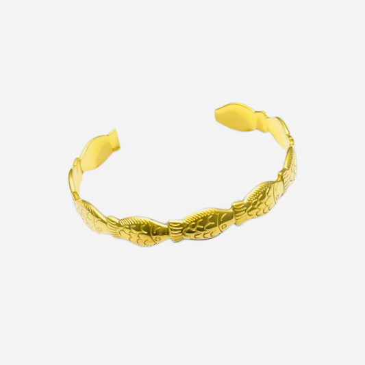 Bangle fish goud