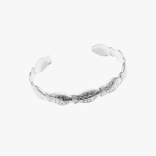 Bangle fish zilver