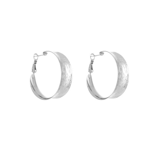 Midi oorbellen zilver