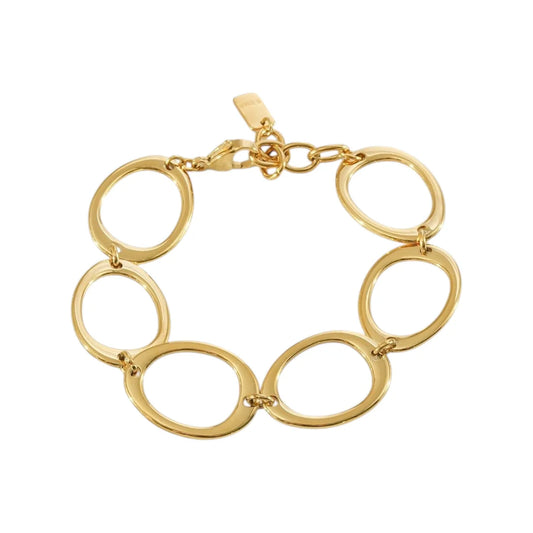 Full circles armband goud