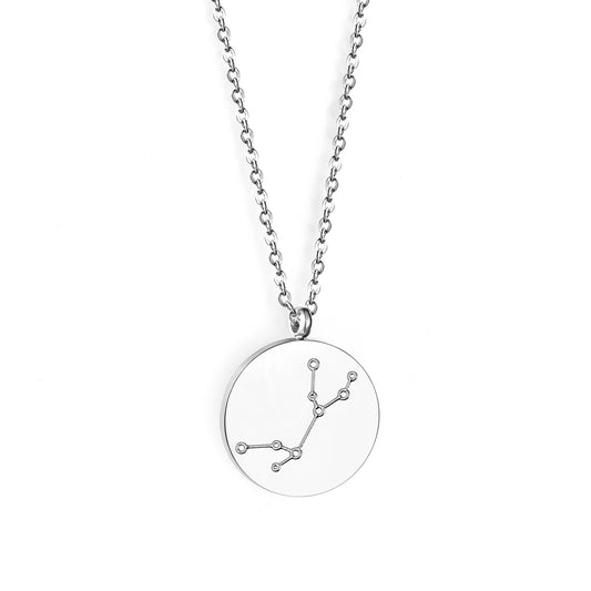 Sterrenbeeld ketting zilver