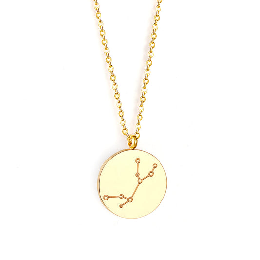 Sterrenbeeld ketting goud