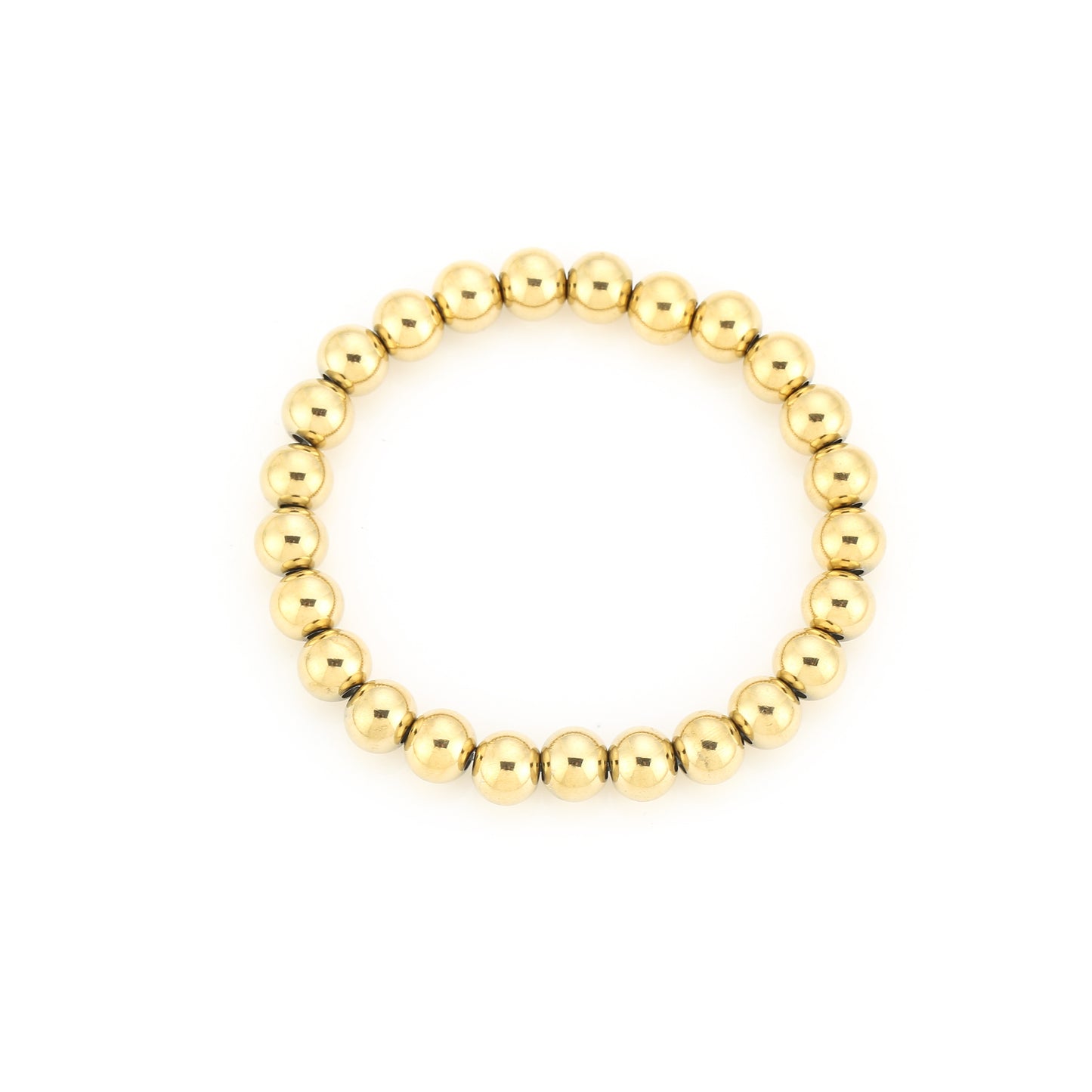 Balletjes armband goud