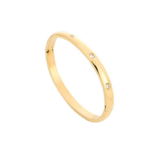 Sparkle bangle goud