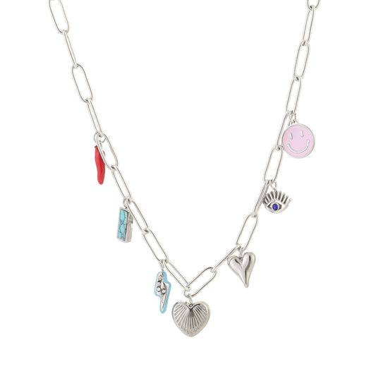 Bedelketting spicy zilver