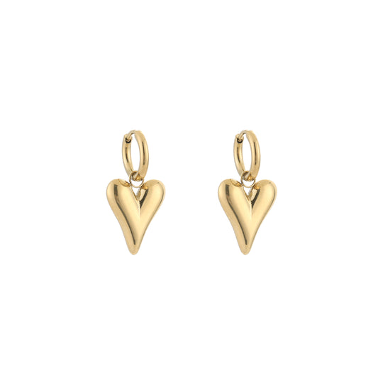 Summer love oorbellen goud