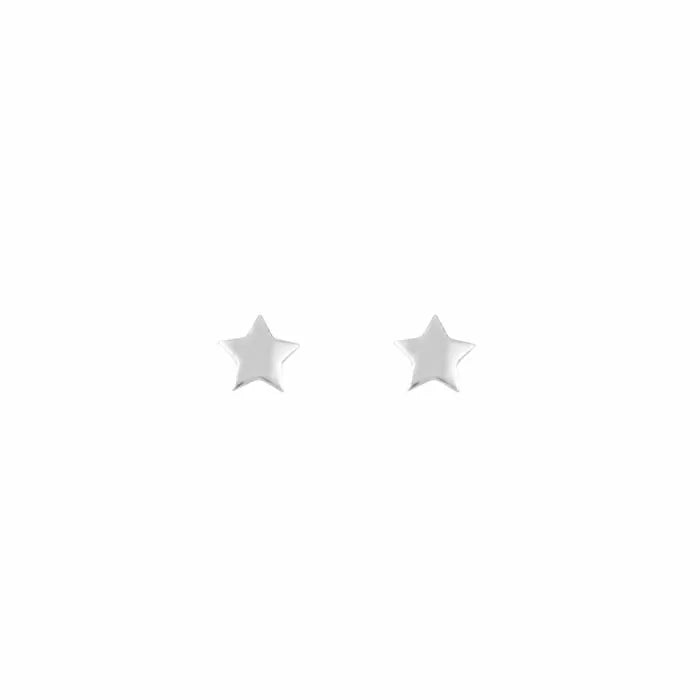 Oorbellen mini studs ster zilver