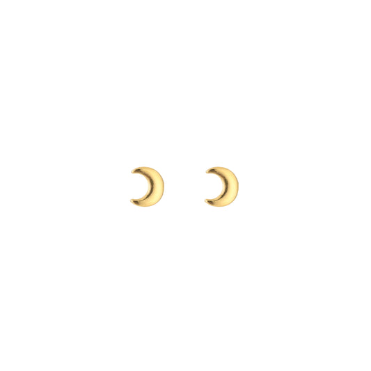 Little moon oorbellen goud