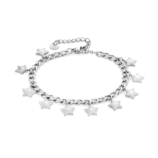 Sterren armband zilver