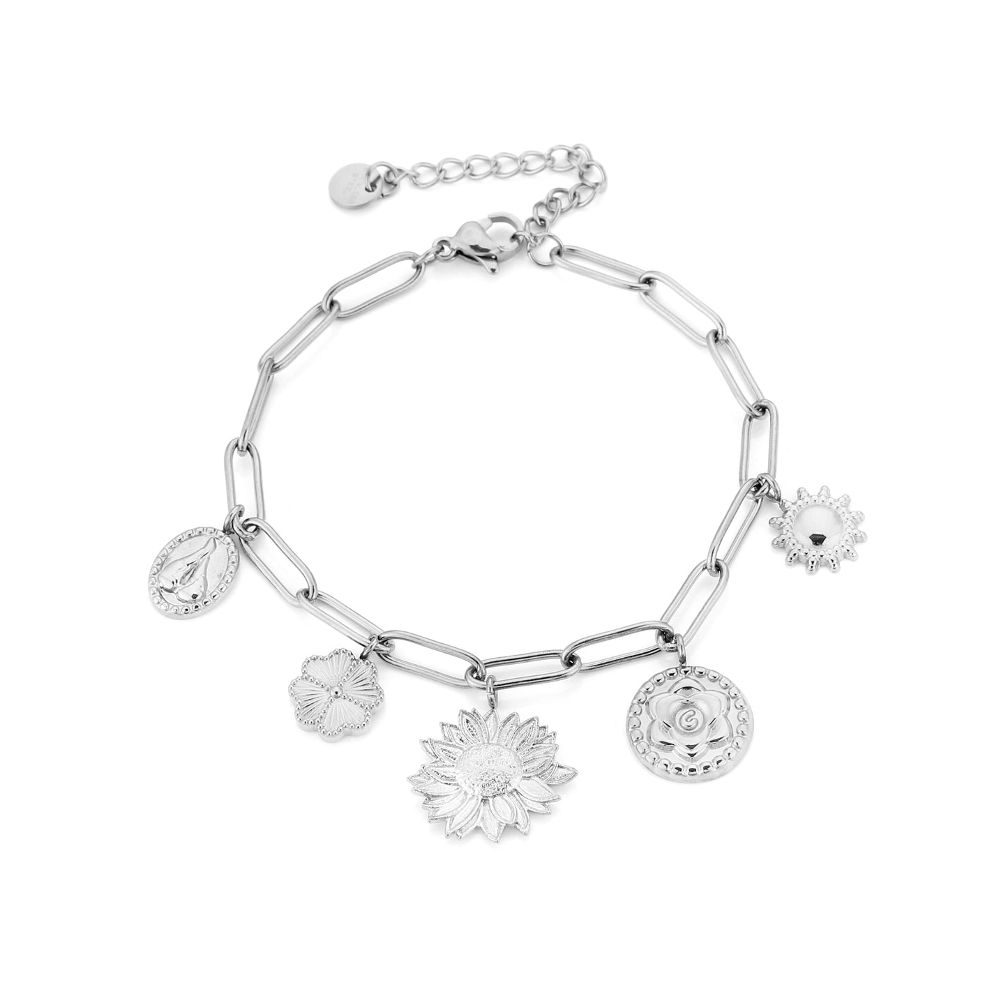 Bedelarmband lucky zilver