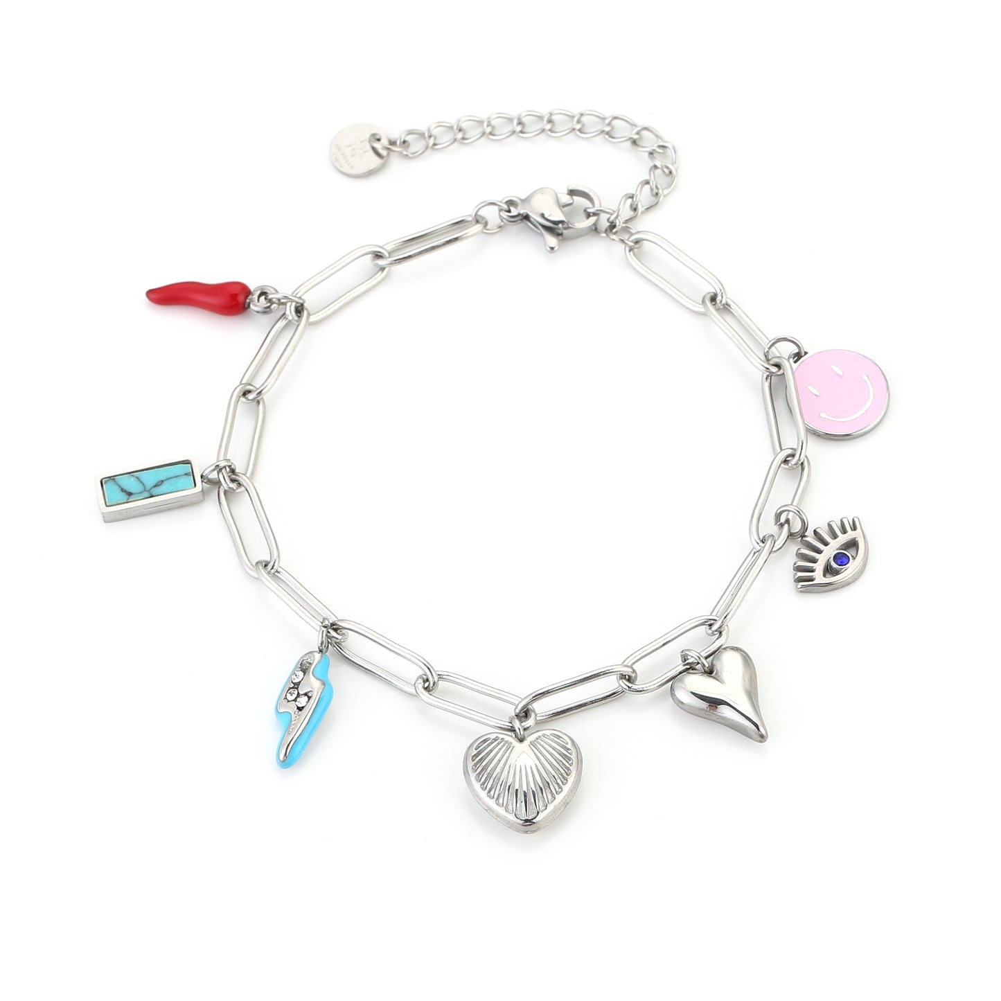 Bedelarmband spicy zilver