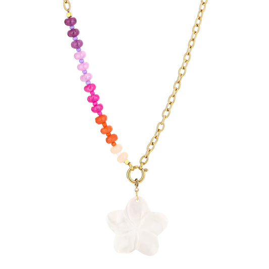 Bloem ketting kleur